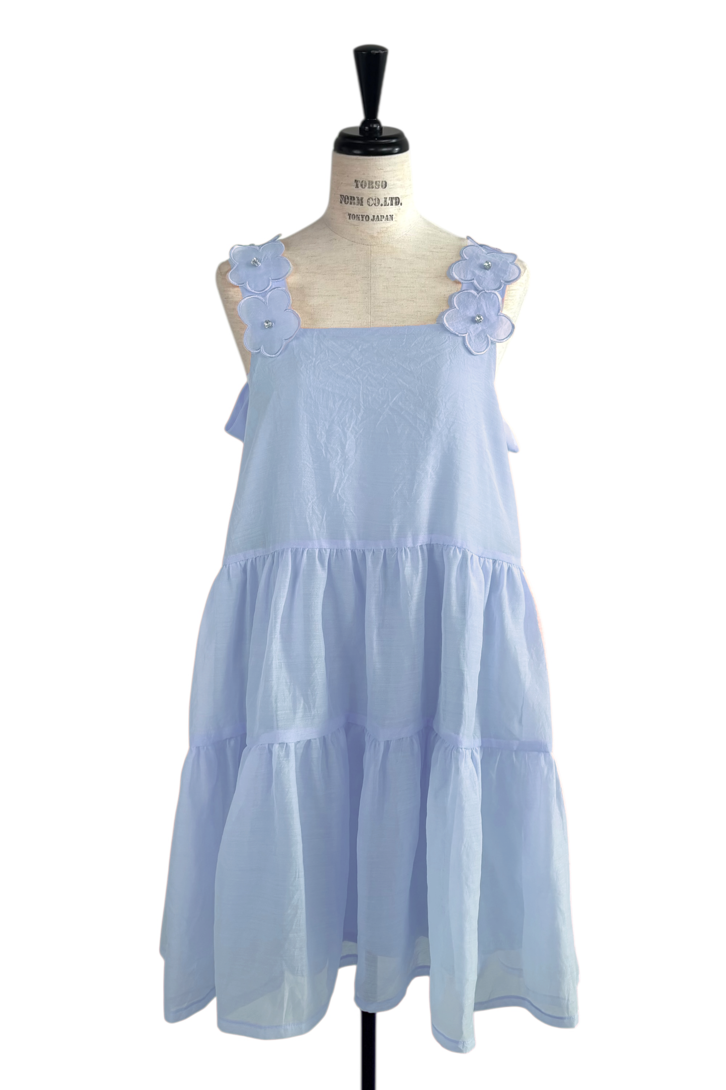 【ESPRIT】flower organdie tiered one-piece(フラワーオーガンジーティアードワンピース)
