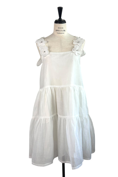 【ESPRIT】flower organdie tiered one-piece（フラワーオーガンジーティアードワンピース）