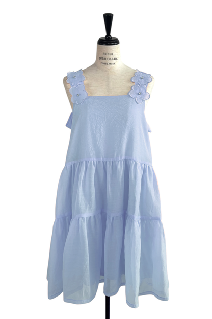 【ESPRIT】flower organdie tiered one-piece（フラワーオーガンジーティアードワンピース）