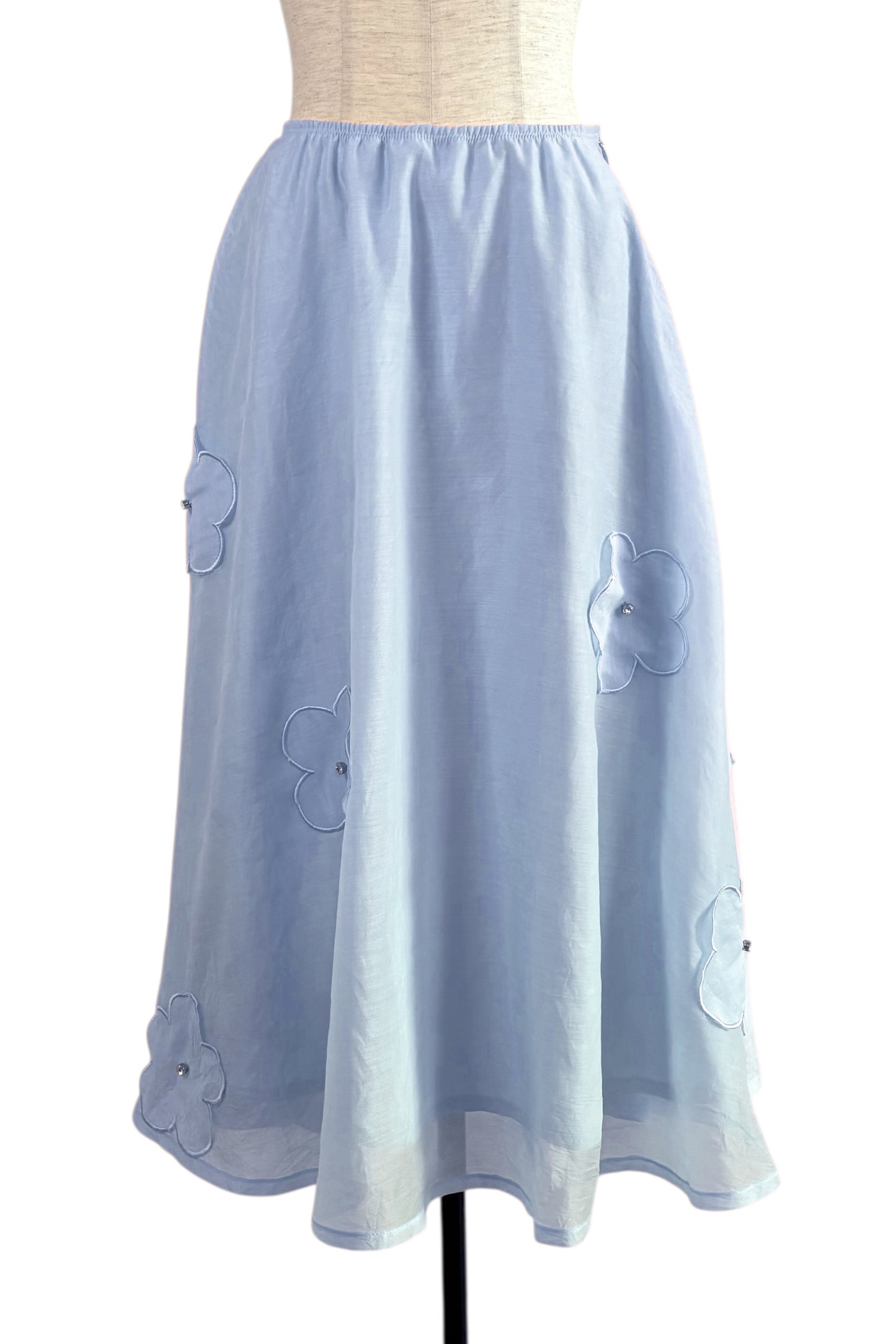 【ESPRIT】flower organdie flare skirt（フラワーオーガンジーフレアスカート）
