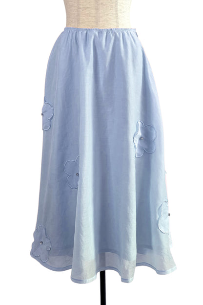 【ESPRIT】flower organdie flare skirt（フラワーオーガンジーフレアスカート）